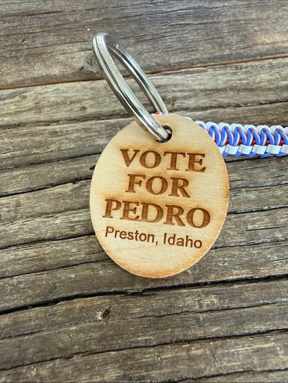 Vote for Pedro Keychain Phone Charm Napoleon Dynamite